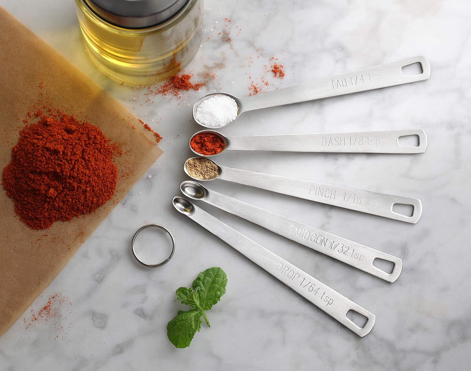 42924-stainless-steel-mini-measuring-spoons-set-5-piece-small-metal-measuring-spoon-set-for-spices-baking-cooking-dash-pinch-smidgen-drop-tad-silver