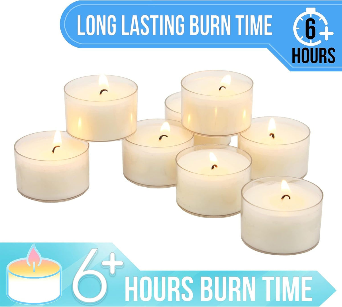 96-count-white-unscented-smokeless-long-burning-clear-cup-tea-light-candles-with-6-to-7-hour-burn-time