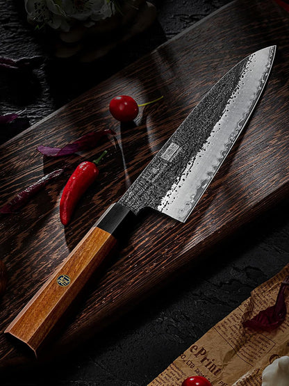 8" Chef Knife, 9 Layers 10CR15MOV High Carbon Steel Kitchen Knife7