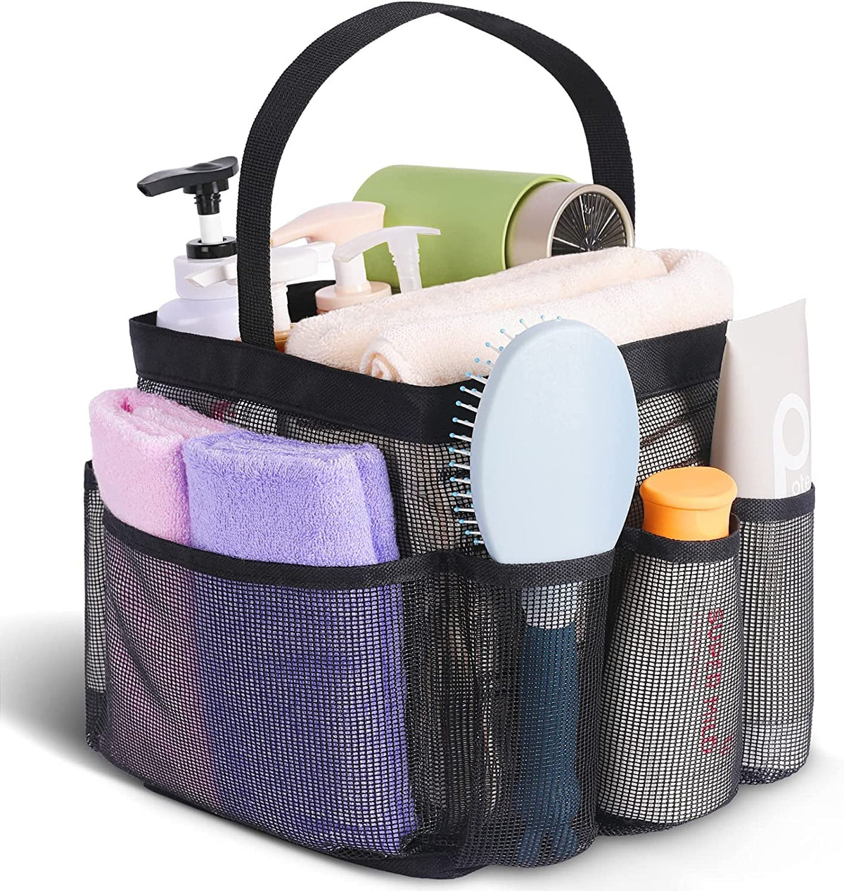 mesh-shower-caddy-portable-for-college-dorm-room-essentials-shower-caddy-dorm-with-9-pocket-large-capacity-for-beach-swimming-gym-camping-travel-essentials