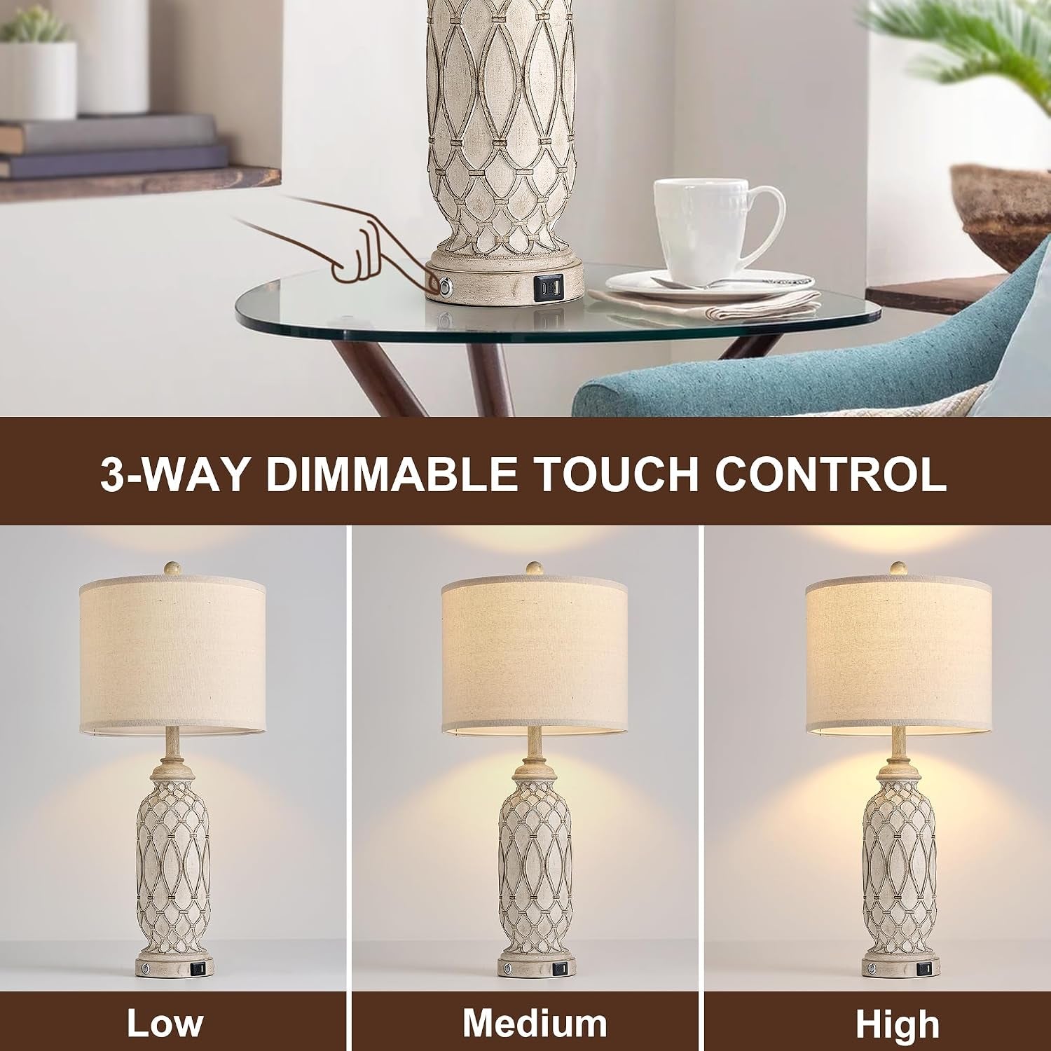farmhouse-table-lamps-for-bedroom-set-of-2-28-rustic-bedside-lamp-with-usb-ports-3-way-dimmable-nightstand-table-lamp-for-living-room