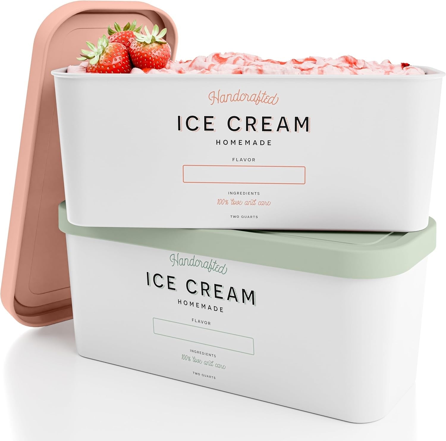 set-of-2-reusable-ice-cream-tub-containers-2-quart-each-with-lids