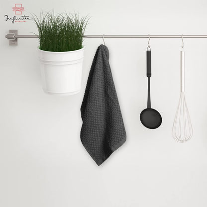 Kitchen Towels - 6 Pack - Cotton Dish Towel |15" X 25"| | 100% Cotton, Highly Absorbent Tea Towels - Lint Free, Soft, Durable & Quick Dry, Ideal for Drying Dishes & Kitchen Cleaning2