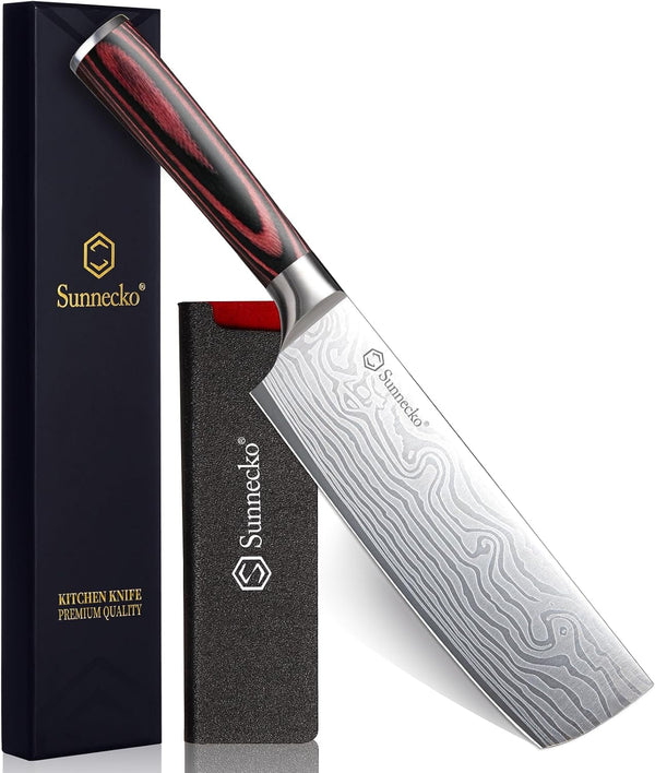 Nakiri Knife - 7" Chef Knife for Meat Cleaver Vegetable Chopping1