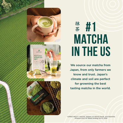 Latte Mix, Original, 150G / 5.3Oz | Sift-Free Matcha Powder for Lattes - Lightly Sweet Matcha Green Tea Powder W/ Unrefined Cane Sugar - Easy to Make7