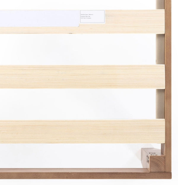 Naturalista Classic - 12 Inch Solid Wood Platform Bed with Wooden Slats, No Box Spring Needed, Easy Assembly, Queen, Pine6