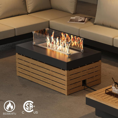 Patio Conversation Sets with Fire Pit, Modular Outdoor Sofa2