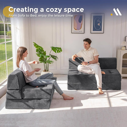 Folding Sofa Bed, 8-Inch Fold-Out Chair Bed, Single4