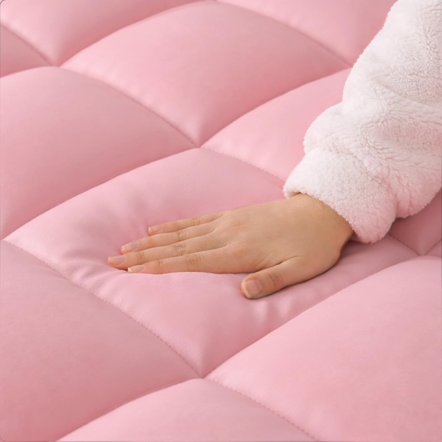 pink-twin-xl-mattress-topper-for-college-dorm-plush-pillow-top-college-dorm-room-essential-for-girls-guys-overfilled-filling-adds-plush-comfort-deep-pocket-design-fits-twin-xl-mattresses