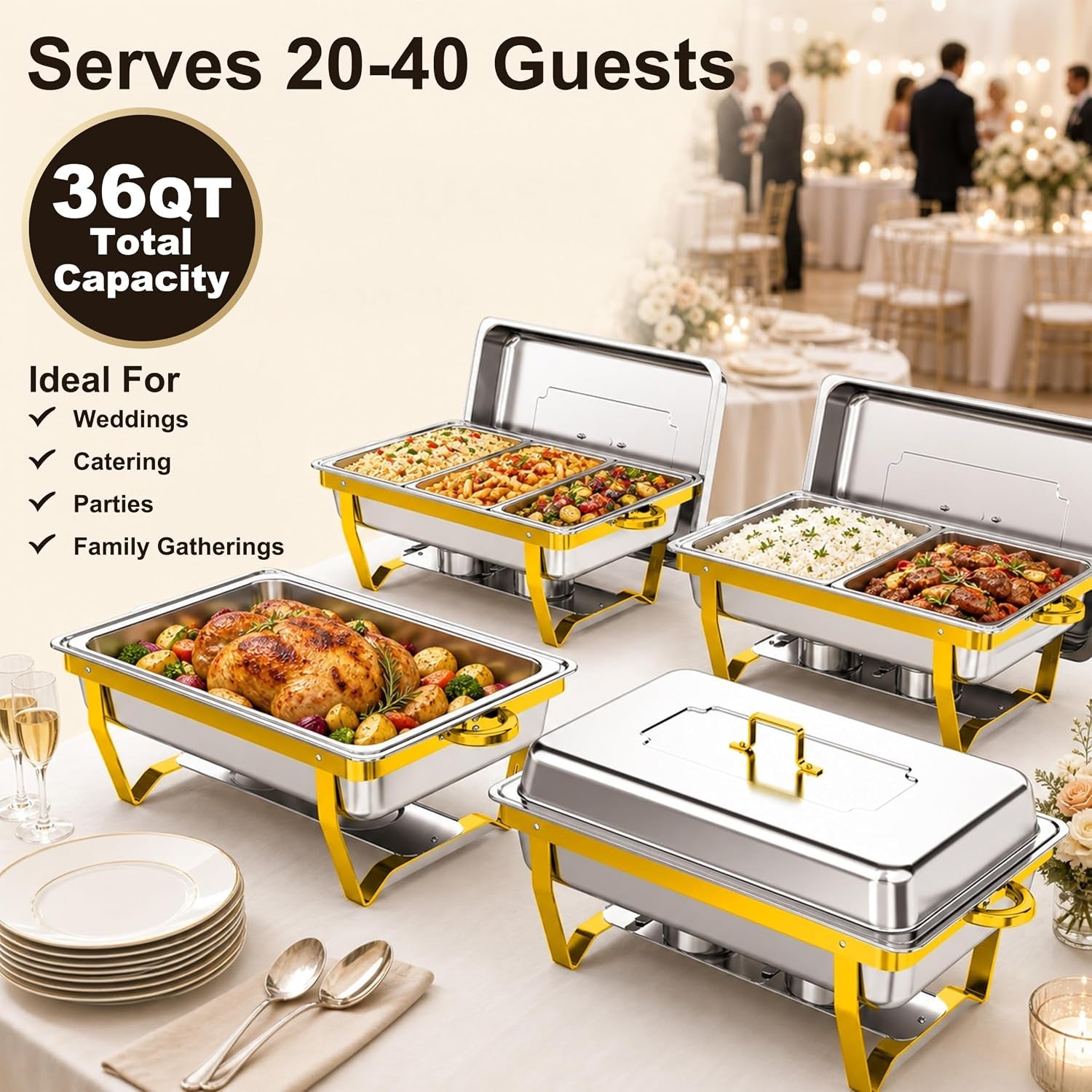 4pack-rectangular-chafing-dishes-for-buffet-total-36qt-set-with-7-food-pans-versatile-7-pan-setup-450-f-oven-safe-pans-hot-cold-food-service-bonus-tongs-easy-assembly-storage-elegant-gold-finish
