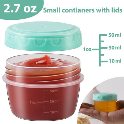 Salad Dressing Container to Go with Lids Dishwasher and Microwave Safe2
