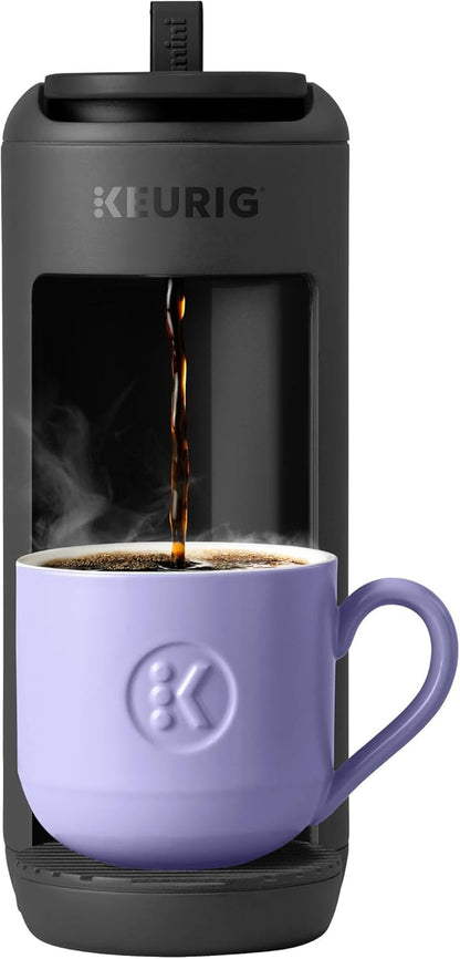 K-Mini Mate Single Serve K-Cup Pod Coffee Maker, Brews up to 12 Oz Cup, Compact Portable Coffee Machine for Small Spaces, Great for Dorms & Offices, Black1