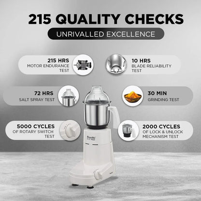 Eco plus Mixer Grinder, White, 3 Jar4