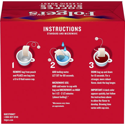 Classic Roast Coffee Singles, 19 Ct3