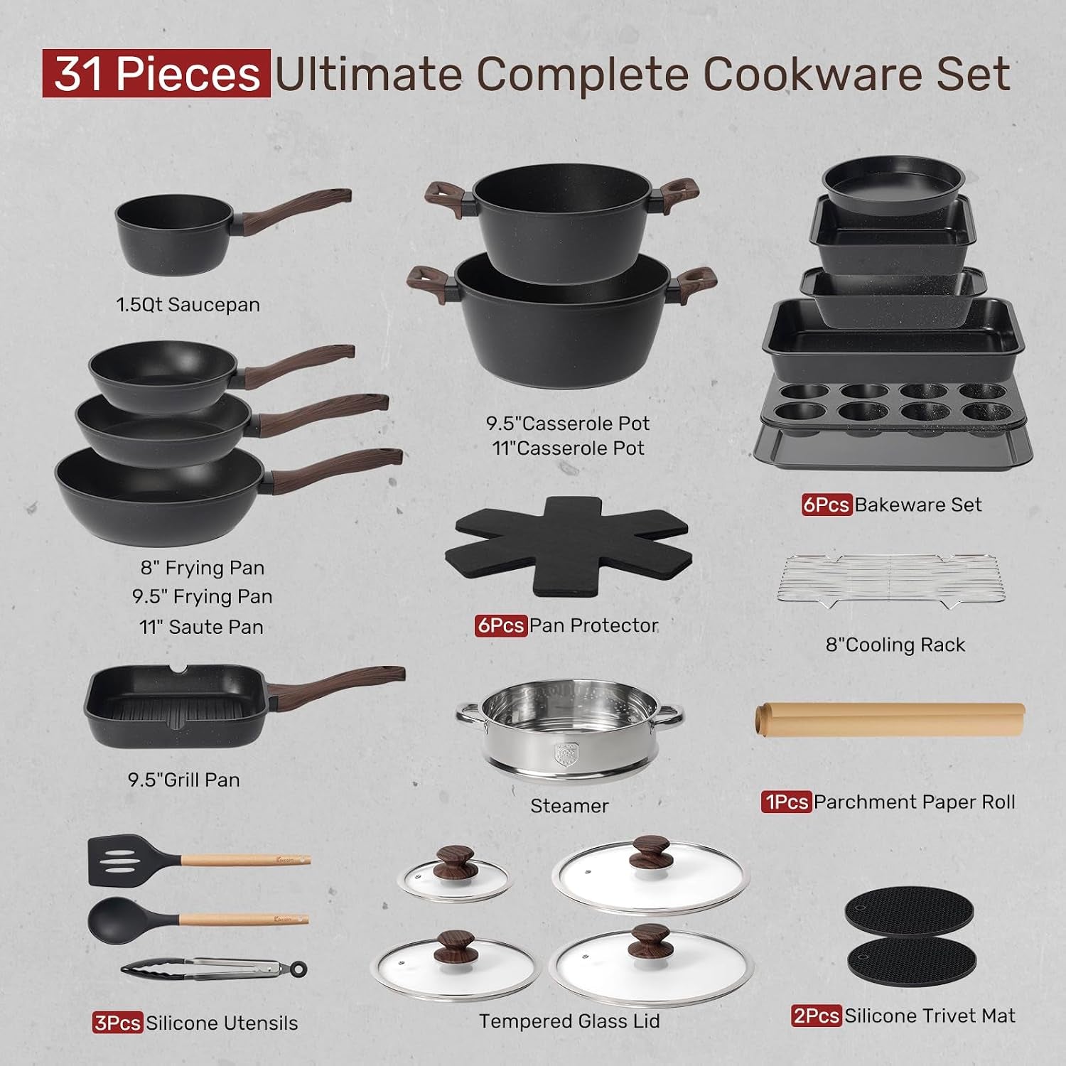 pots-and-pans-set-non-stick-31-piece-kitchen-nonstick-cooking-cookware-sets-with-grill-pan-saucepan-baking-sheet-utensil-black
