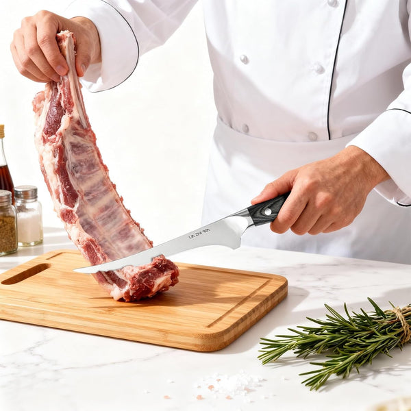 Fillet Knife, 7 Inch Super Sharp Boning Knife in High Carbon Stainless Steel for Meat Poultry Cutting,Full Tang Ergonomic Handle – Artisan Series5