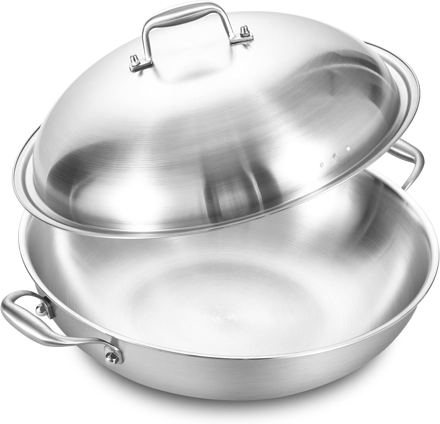 14-5-inch-stainless-steel-wok-with-steel-lid-jumbo-cooker-dual-handles-large-uncoated-tri-ply-stir-fry-pan-everyday-cooking-wok-for-induction-flat-bottom-pfoa-free-6-8-servings