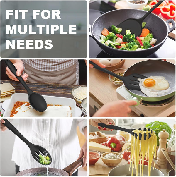 Silicone Cooking Utensils Set, 5-Piece Kitchen Utensils Set5