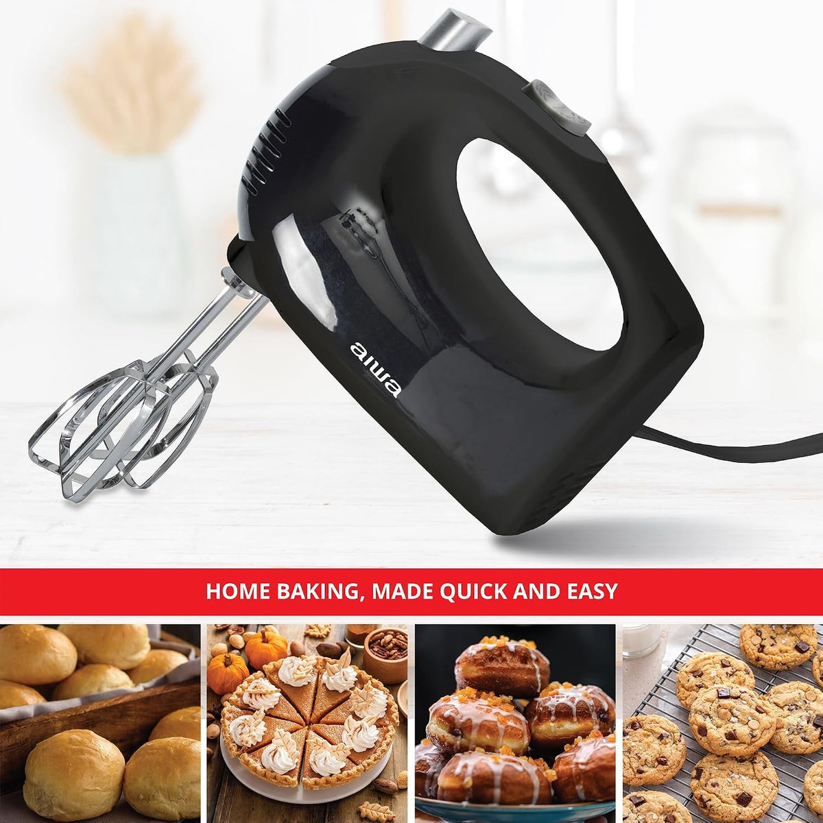 5-speed-hand-mixer-with-eject-button-electric-handheld-mixer-for-cream-batter-eggs-baking-stainless-steel-beaters-dishwasher-safe-lightweight-compact-design-black