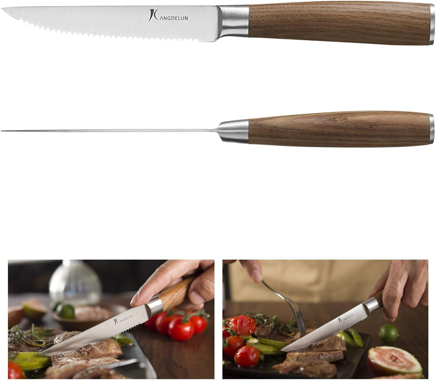 ultra-sharp-6-piece-steak-knife-set-4-5-serrated-blades-50cr15mov-high-carbon-stainless-steel-torrefied-brown-ash-wood-handles-magnetic-gift-box