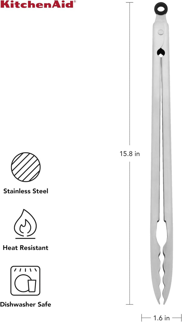Kitchenaid Stainless Steel Long Tongs, 14 Inch2