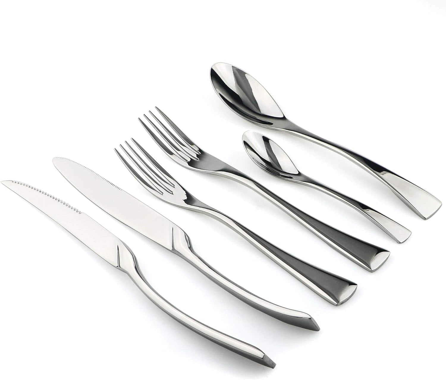 18-10-stainless-steel-flatware-set-serrated-steak-knife-mirror-polishing-silver-service-for-4
