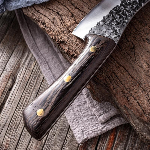 Meat Cleaver,Cleaver Knife, 5Cr15Mov Stainless Steel Boning Knife Kitchen Chef Knife Meat Cleaver Outdoor Camping Cooking Cutter Butcher Knife Kitchen Tool5