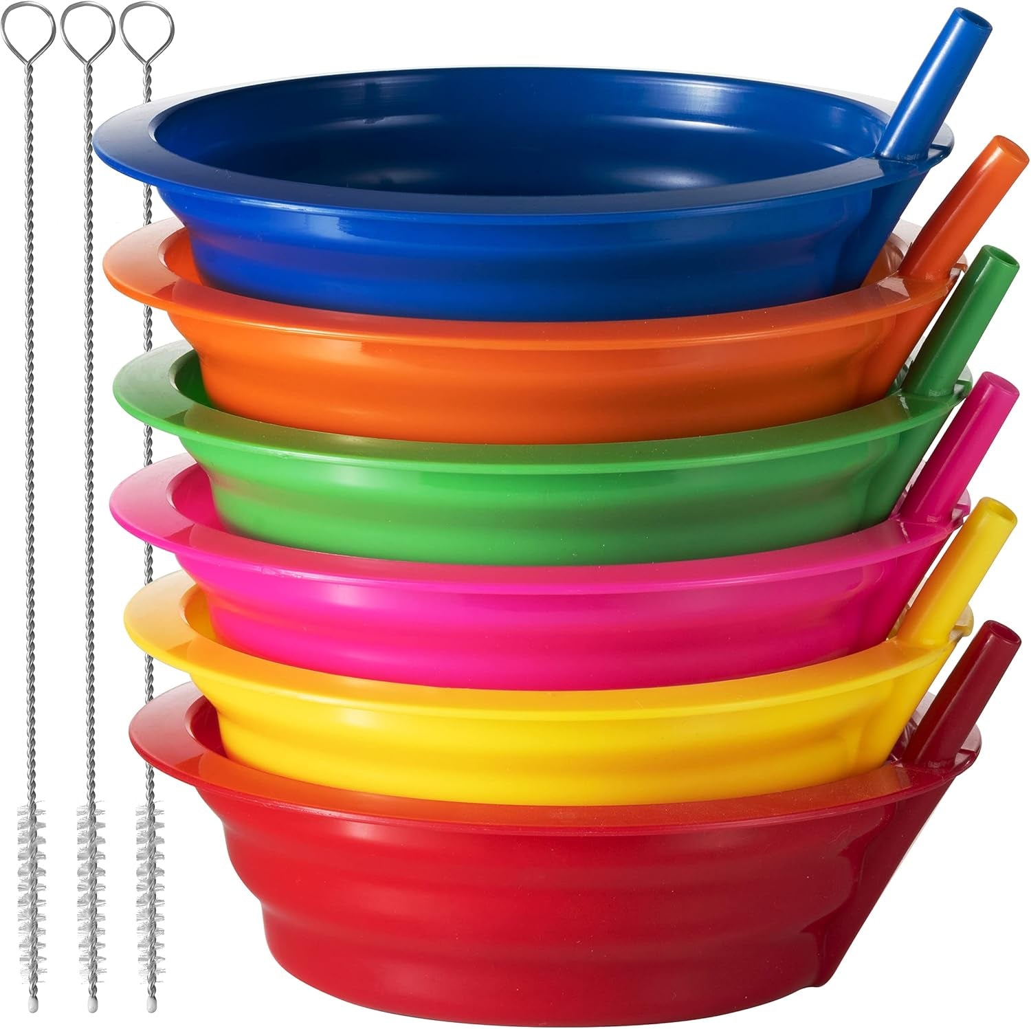 20-oz-cereal-bowls-with-built-in-straws-6-pack-for-kids-toddlers-bpa-free-reusable-plastic-bowls-for-children-cereal-soup-oatmeal-snacks-dishwasher-microwave-safe-3-cleaning-brushes