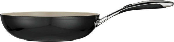 Ceramica Deluxe 11-Inch Wok | Ceramic Non Stick Sitr Fry Pan, Oven-Safe, Metallic Black2