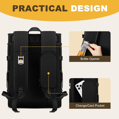 Cooler Backpack - 40 Cans Insulated Backpack Cooler for Men Women | Portable 2 Leak Proof Compartments Coolers Bag for Beach Travel Picnic Lunch Hiking BBQ Camping6