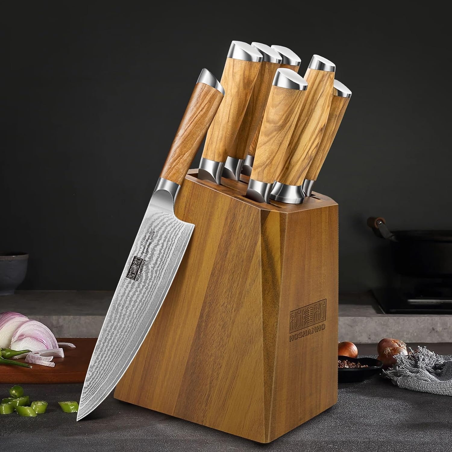 damascus-knife-block-set-7pcs-sharp-kitchen-knives-with-sharpener-professional-chef-knife-set-japanese-super-steel-15-edge-62-hrc-ergonomic-olive-wood-handle-ideal-cooking-gift