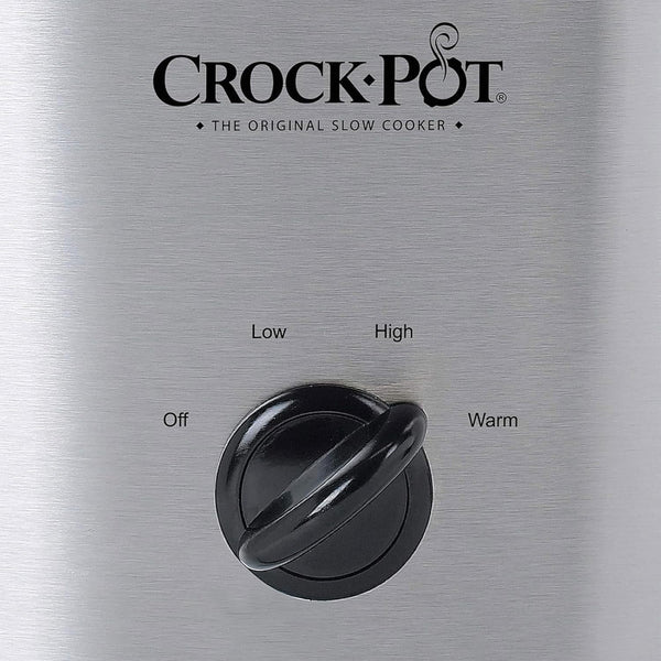 Crock-Pot Cook N Carry Oval Manual Portable Slow Cooker, Silver, 6-Quart | Travel-Proof Locking Lid, Serves 7+, High/Low/Warm Settings, Removable Dishwasher-Safe Stoneware, for Potlucks & Tailgating6