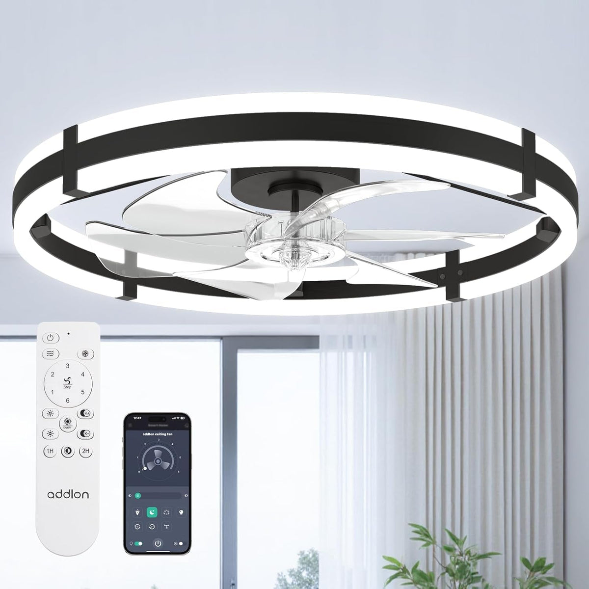 24-low-profile-fandelier-ceiling-fans-with-lights-and-remote-black