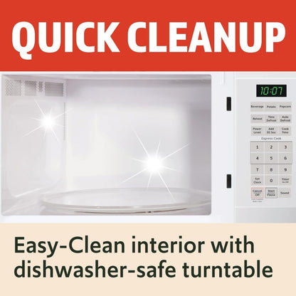 RES1072DTWW 0.7 Cu. Ft. Capacity Countertop Microwave Oven, White5