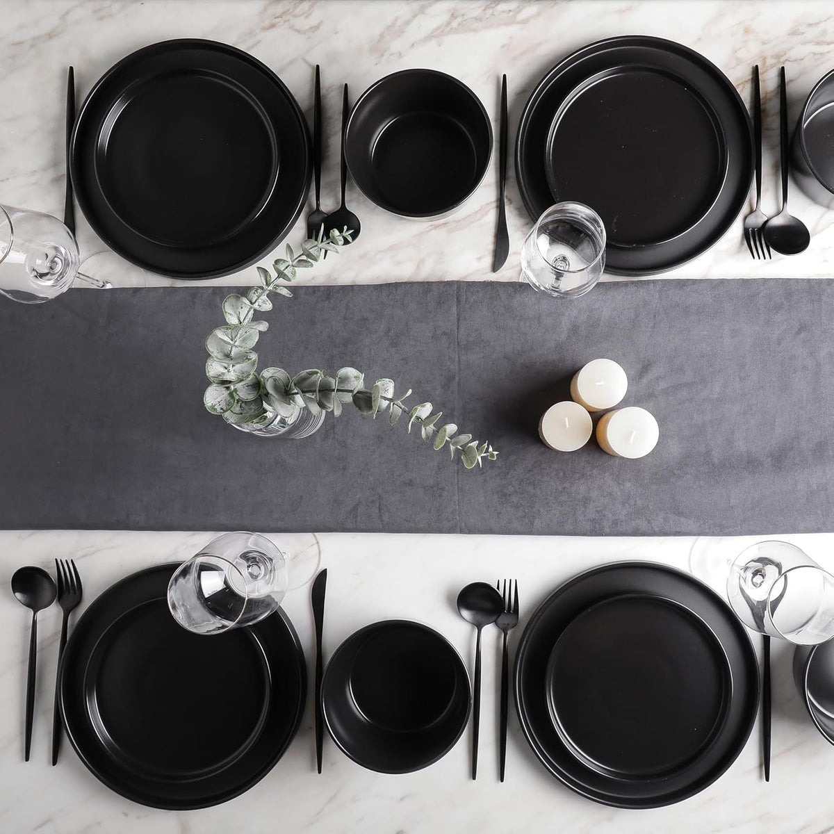 stone-lain-celina-stoneware-16-piece-dinnerware-set-plates-and-bowls-black-matte-dish-service-for-4-minimalist-round-style-microwave-dishwasher-safe