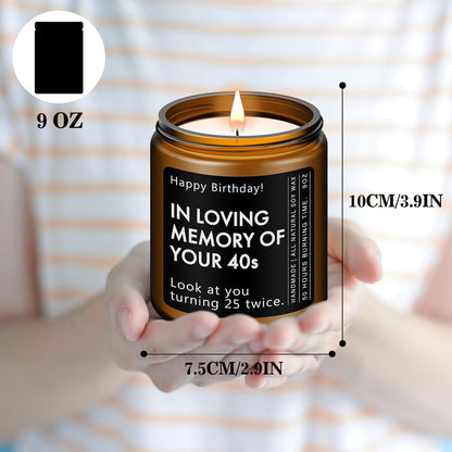 50Th Birthday Gifts for Him Her, 1976 Birthday Scented Candle4