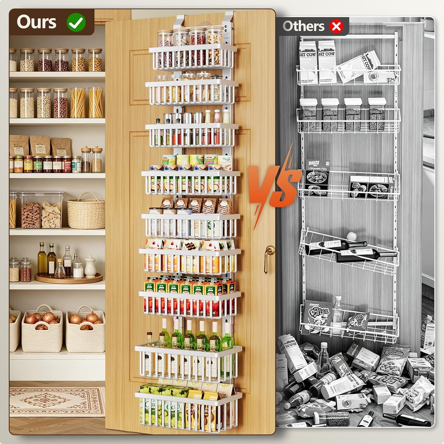 9-tier-narrow-over-the-door-pantry-organizer-2-in-1-wall-mount-or-hanging-spice-rack-with-adjustable-deep-basket-heavy-duty-seasoning-organizer-and-storage-for-kitchen-closet-bathroom-white