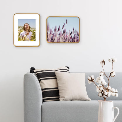 11X14 Bronze Aluminum Picture Frame Mat for 8X107