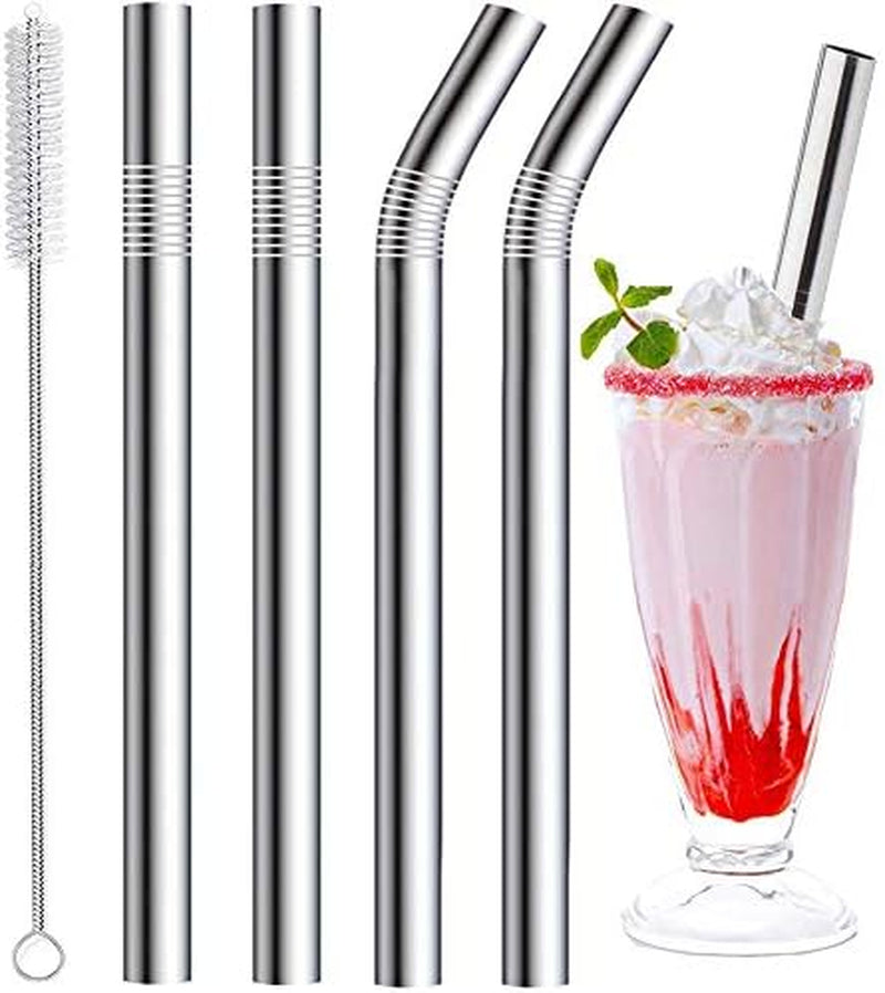 4-pack-0-4-wide-bore-reusable-stainless-steel-metal-smoothie-straws-food-grade-steel-wide-metal-straws-8-5-10-5-for-20-oz-30-oz-tumbler-0-4-wide-bore-for-smoothie-milkshake-bubble-boba