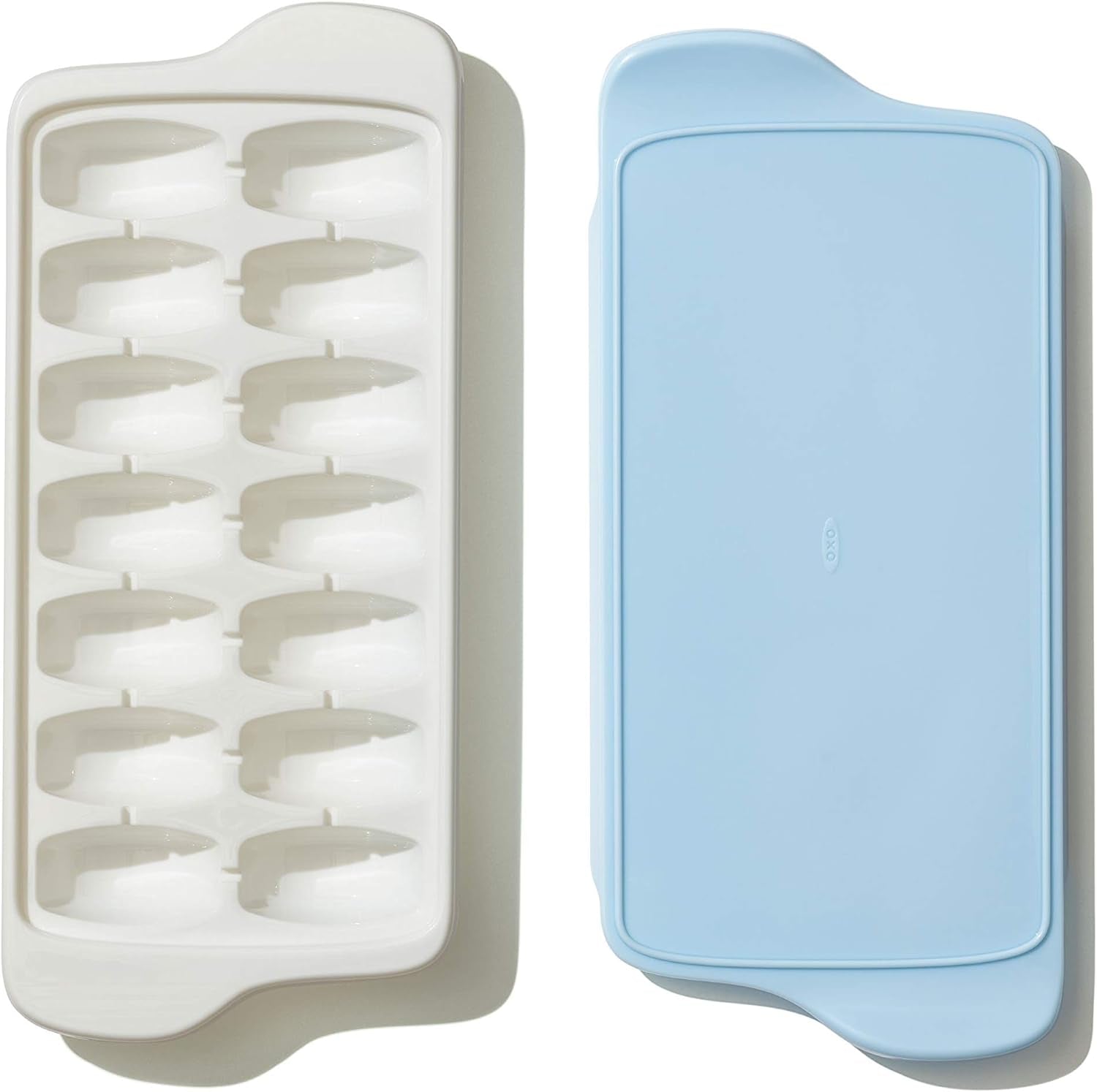 good-grips-flexible-ice-cube-tray-with-lid-2-pack-blue-white-spill-proof-lid-freezer-storage-kitchen-accessory-twist-to-release-easy-for-stacking-dishwasher-safe