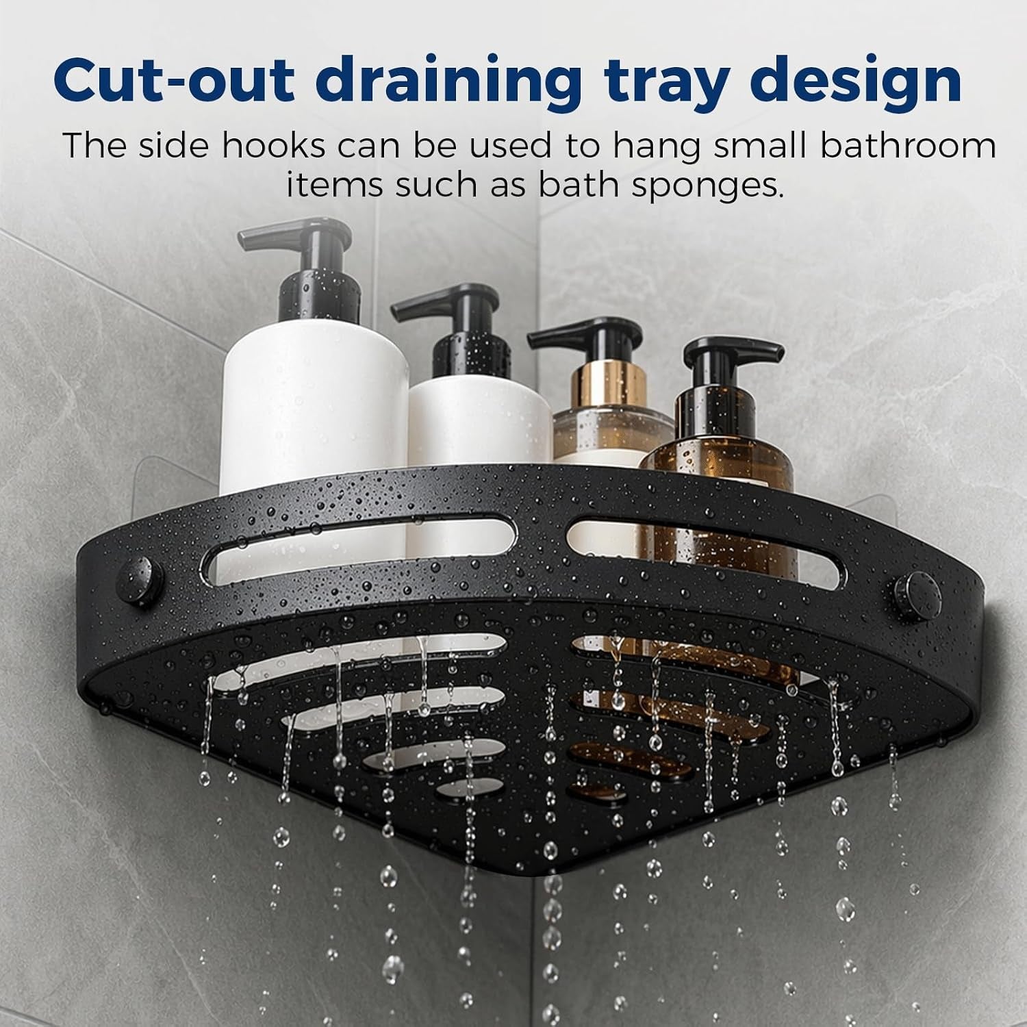 1pc-shower-caddy-adhesive-large-capacity-rustproof-shower-organizer-with-soap-holder-no-drilling-shelf-for-bathroom-storage-black