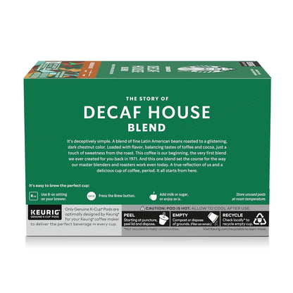 Starbucks K-Cup Coffee Pods, Decaf House Blend Medium Roast, 40 Count9
