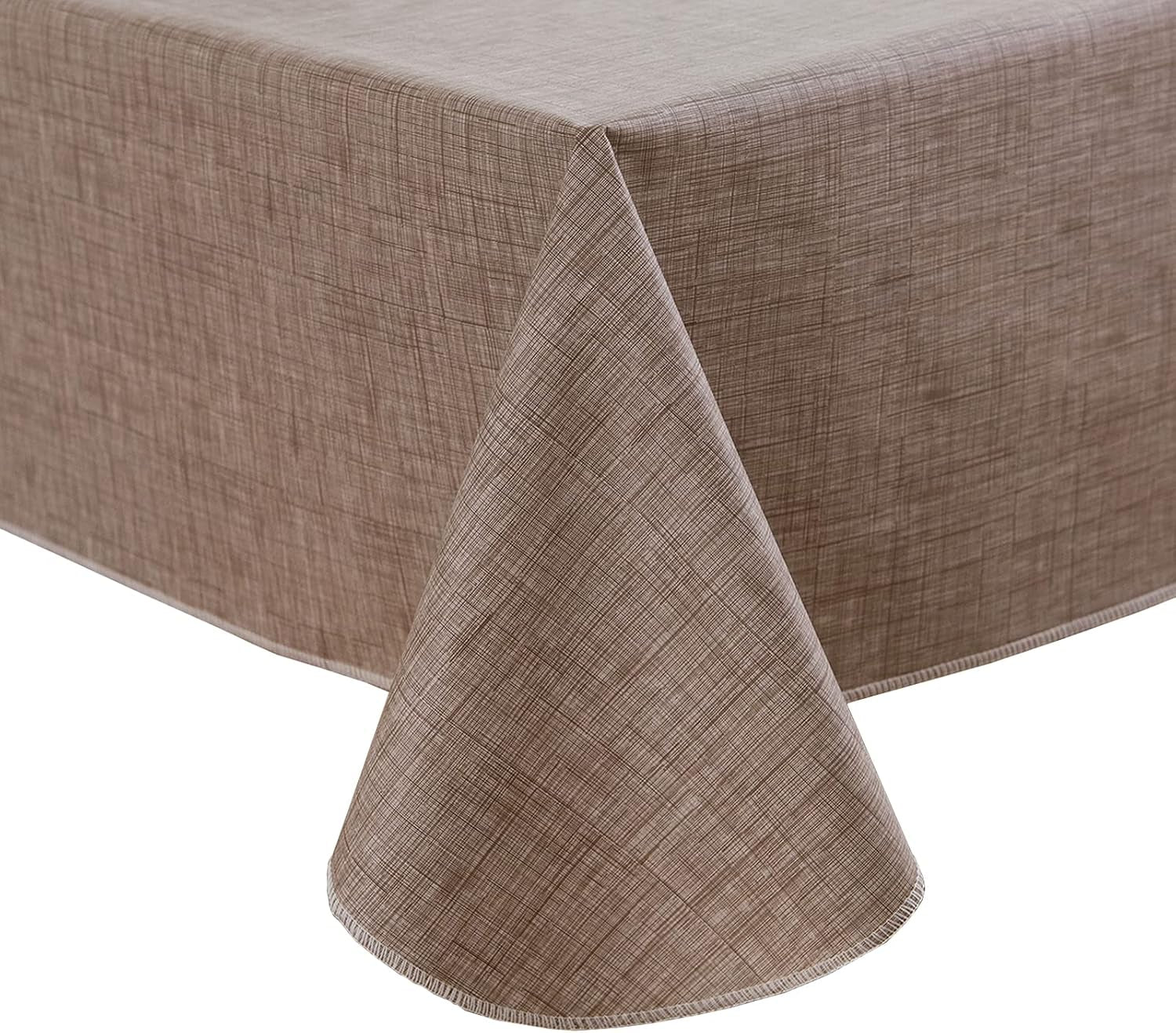 vinyl-tablecloth-with-flannel-backing-flaxen-waterproof-stain-resistant-easy-clean-table-cover-for-dining-kitchen-and-outdoor-use-60-x-84-rectangle