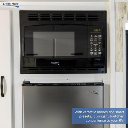 1.0 Cu. Ft. RV Microwave with Trim Kit, Black | 900W Cooking Power, 8 Express Cook Presets, 10 Power Levels, Instant Start4