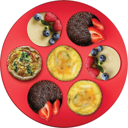 Official Silicone Egg Bites Pan with Lid - Compatible with 6 Qt., 8 Qt. Cookers - Ideal for Egg Bites, Muffins, Baby Food, and More - Bpa-Free, Non-Stick, and Heat Resistant to 450°F | Bpa-Free Nonstick Food Mold for Egg Bites, Muffins, Baby Food & Frozen Desserts, Fits 6 & 8 Qt Cookers, Dishwasher Safe4