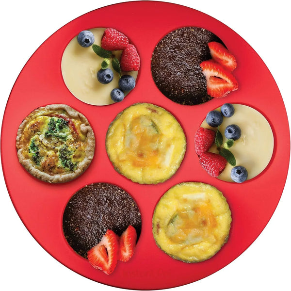 Official Silicone Egg Bites Pan with Lid - Compatible with 6 Qt., 8 Qt. Cookers - Ideal for Egg Bites, Muffins, Baby Food, and More - Bpa-Free, Non-Stick, and Heat Resistant to 450°F | Bpa-Free Nonstick Food Mold for Egg Bites, Muffins, Baby Food & Frozen Desserts, Fits 6 & 8 Qt Cookers, Dishwasher Safe4