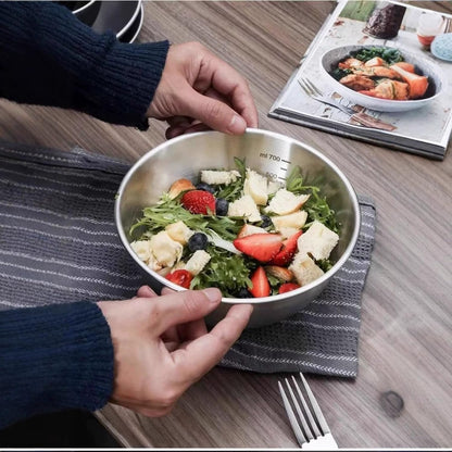 3 Pack 304 Stainless Steel Mixing Bowls 700/1200/2000Ml8