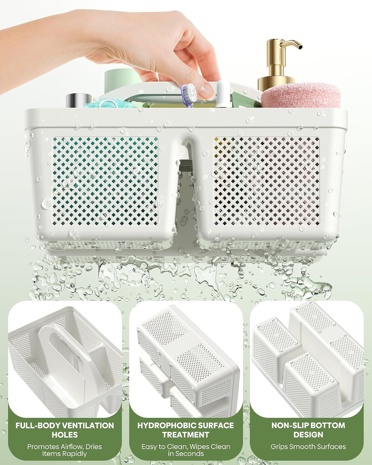portable-shower-caddy-with-handle-4-pcs-bpa-free-white