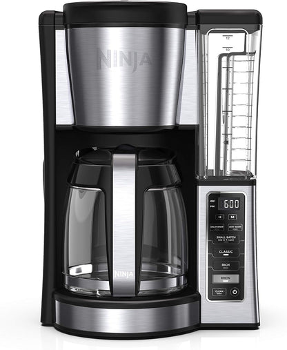 Ninja Fresh Brew Coffee Maker, 12 Cup Glass Carafe, Stainless Steel, CE2511