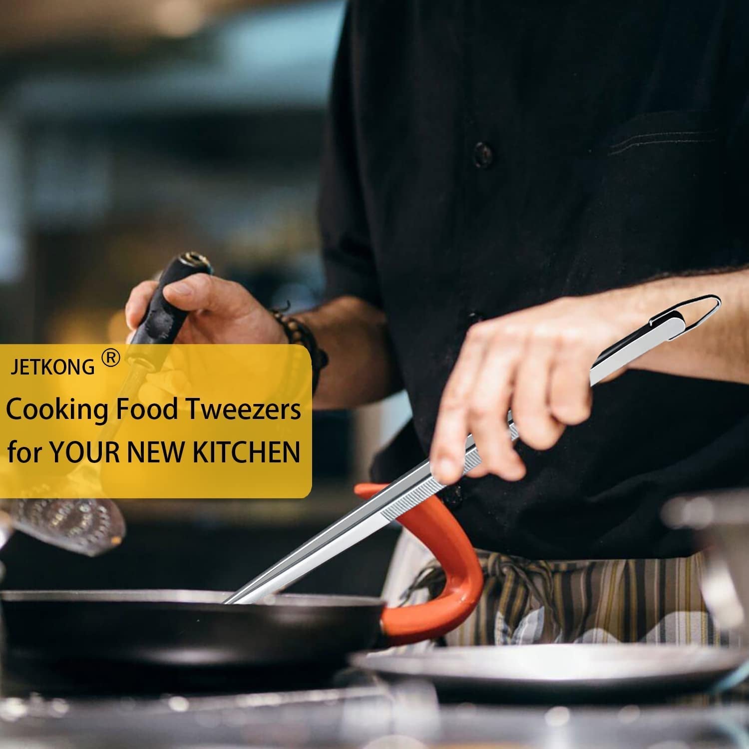 2-pcs-12-inch-kitchen-tweezers-fine-tweezer-tongs-extra-long-stainless-steel-cooking-tweezers-silver